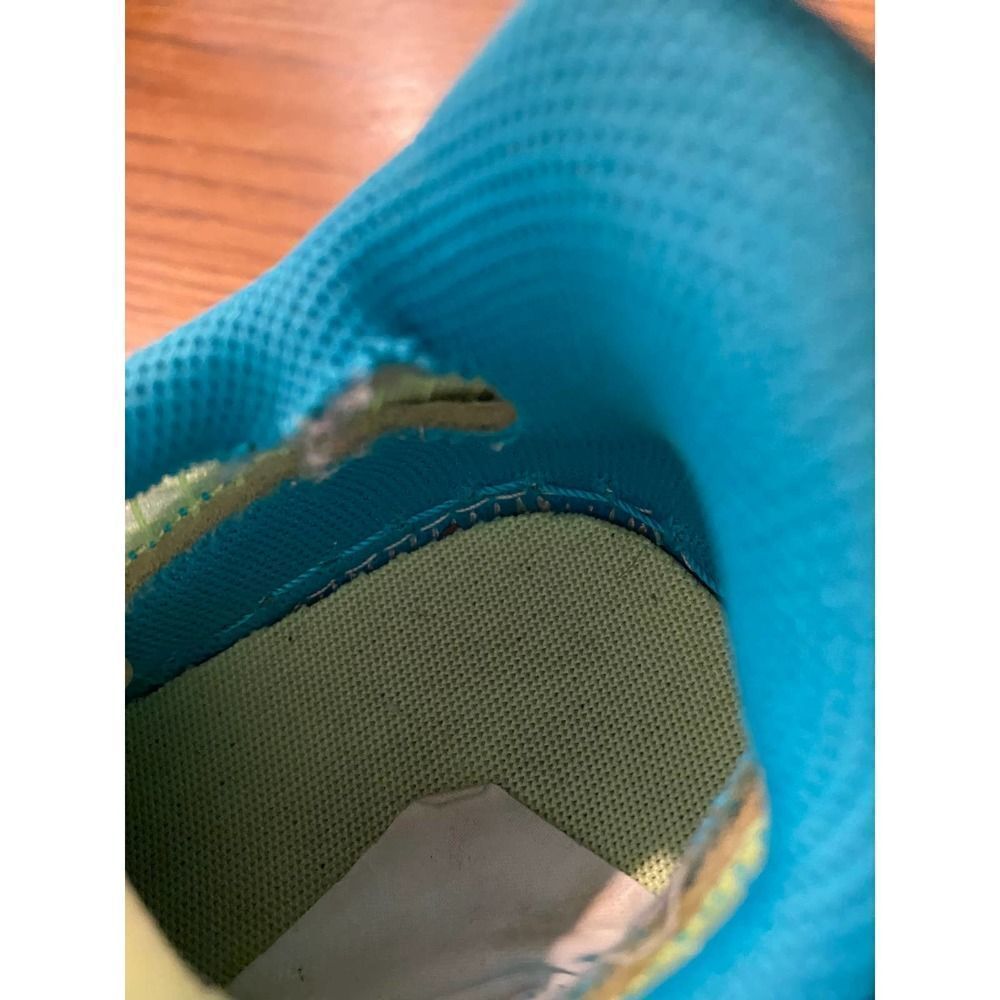 Nike Air Force 1 '07 Shoes Oracle Aqua Ghost Suede - Kids Size 13 - Picture 6 of 12